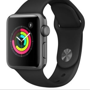 Apple Watch Series 3 - Space Grey/Black 38mm